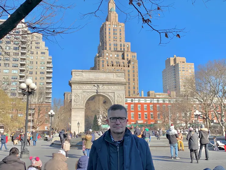 Piotr Wilczek in New York City