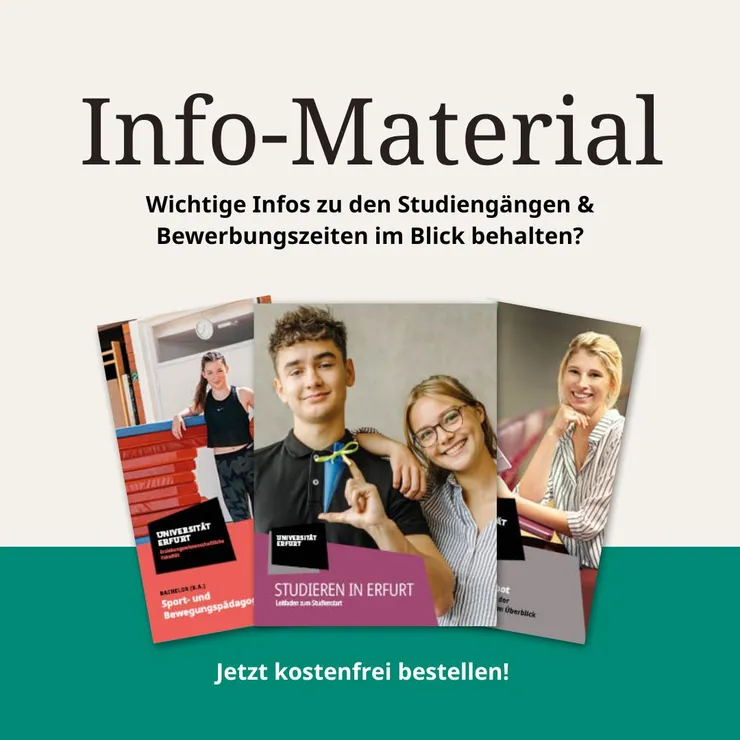 Info-Material zum Studium anfordern