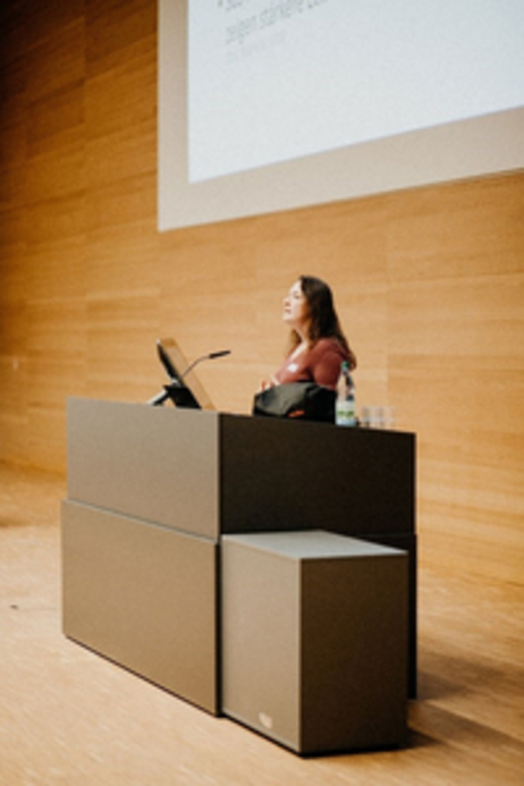 Professorin Dr. Susanne Jurkowski hält einen Vortrag zum Thema "Verhalten und Inklusion als interdisziplinäre Herausforderung für Kita und Schule"