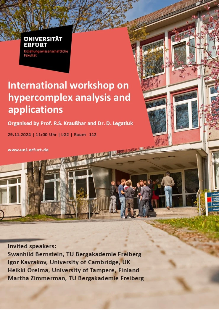 Poster of the workshop