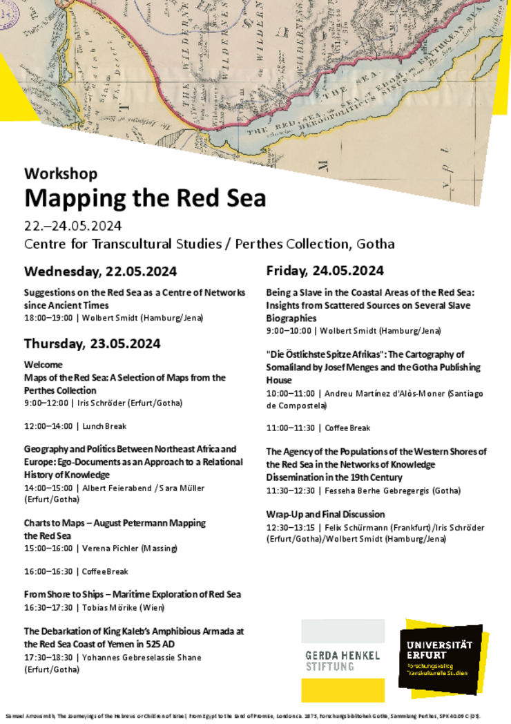 Plakat "Mapping the Red Sea"