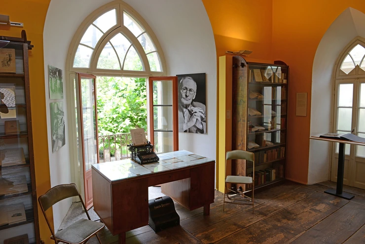 Das Arbeitszimmer von Hermann Hesse