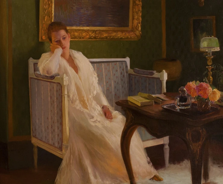 Gaston La Touche, L'ennui (1893; gemeinfrei)