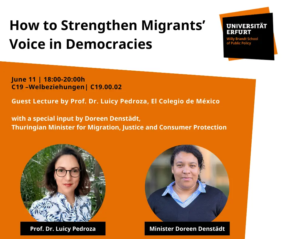 Guest Lecture on Migrants' Voice in Democracies