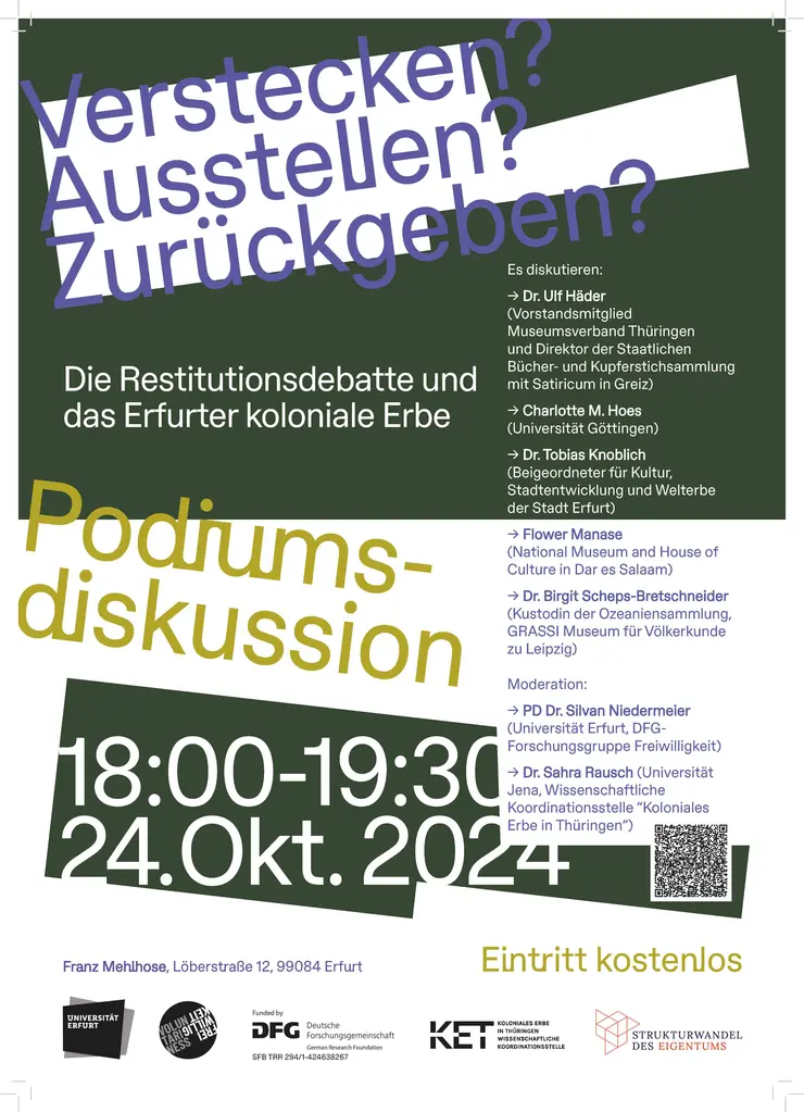 Poster Podiumsdiskussion Erfurt