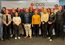 Participants of the EIPCC Graduate Centre, together with IDOS and GIGA, at the annual two-day retreat in Bonn