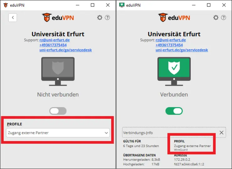 VPN Zugang als externer Partner