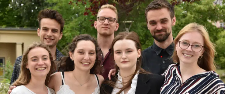 Gruppenmitglieder (siehe Foto v.l.n.r.) Lisa Zirk, Dominik Freiherr von Elverfeldt, Marie Radau, Erik Rohde, Judith Richter, Maximilian Pakusa und Clara-Sophie Lorenz