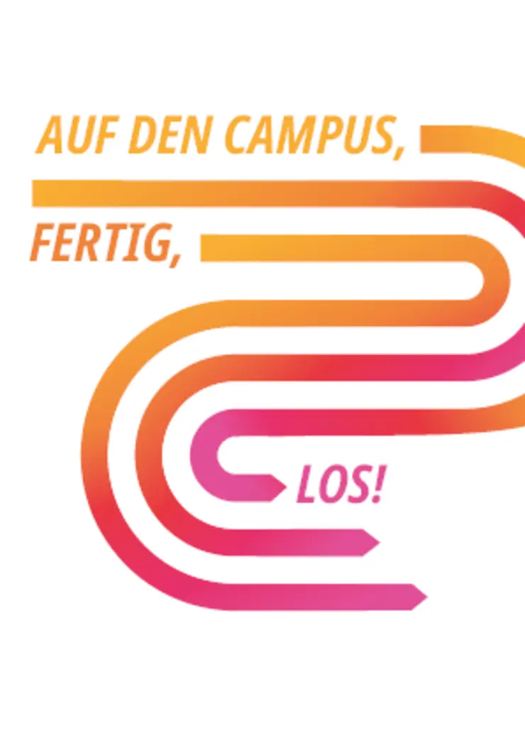 Postkarte "Campuslauf"