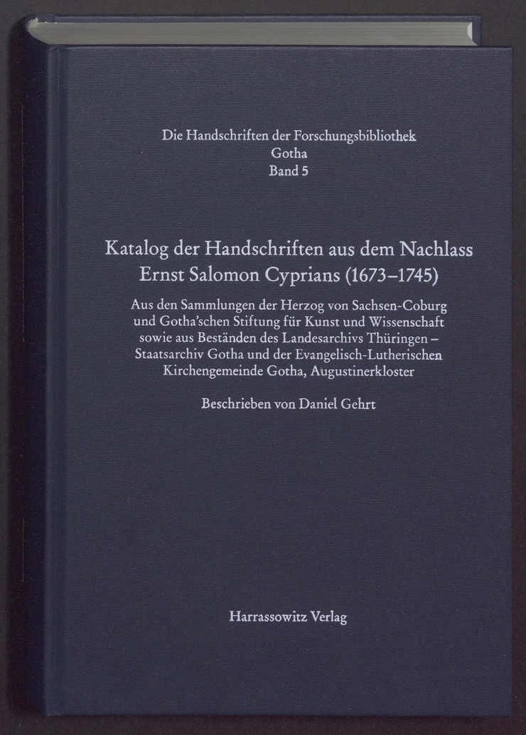 Handschriften aus dem Nachlass Cyprians