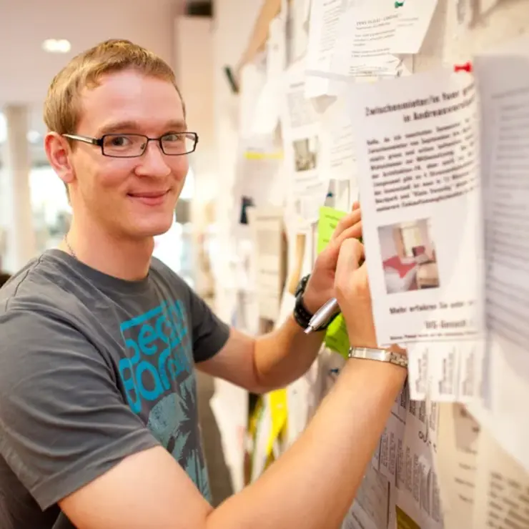 Student auf Wohnungssuche