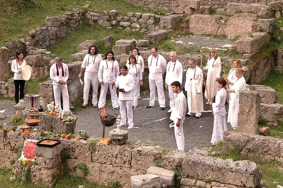 Hellenic ritual of Greek neo-pagans