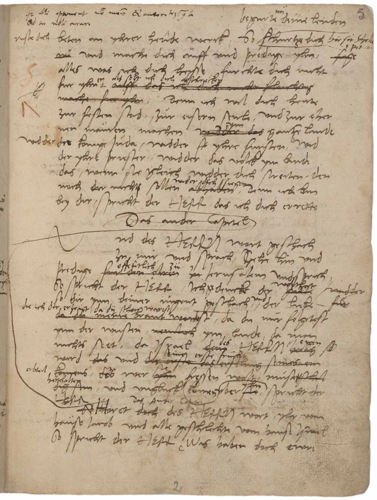 Luther's translation of Jeremiah (manuscript)