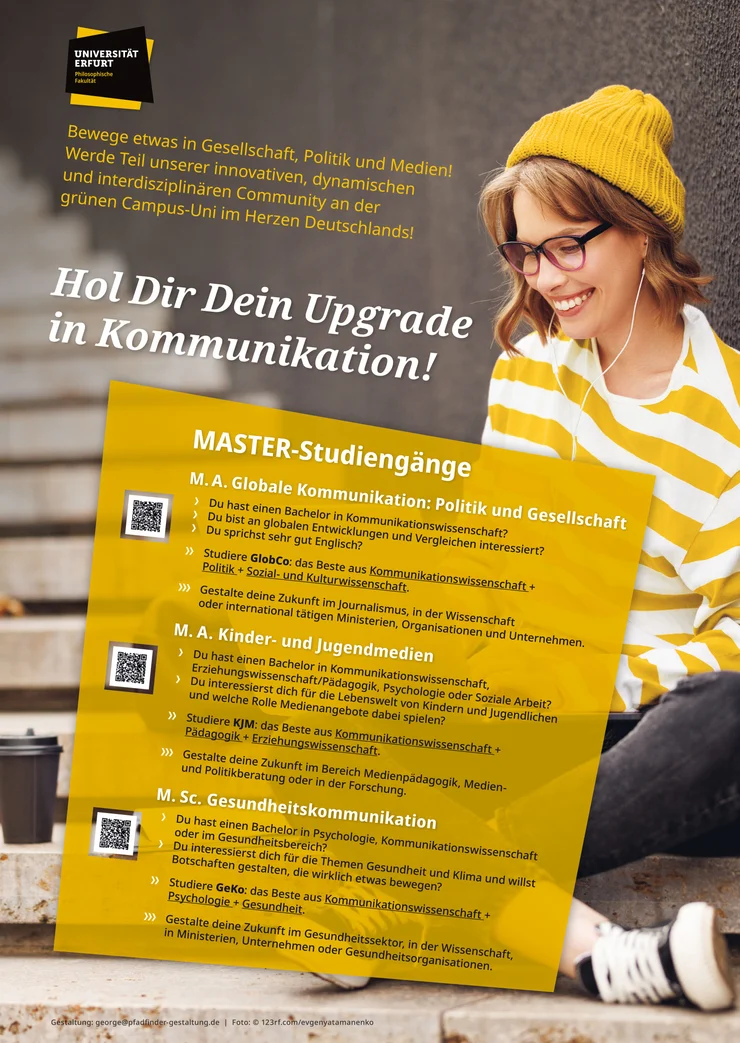 Master-Studiengänge Bereich Kommunikation