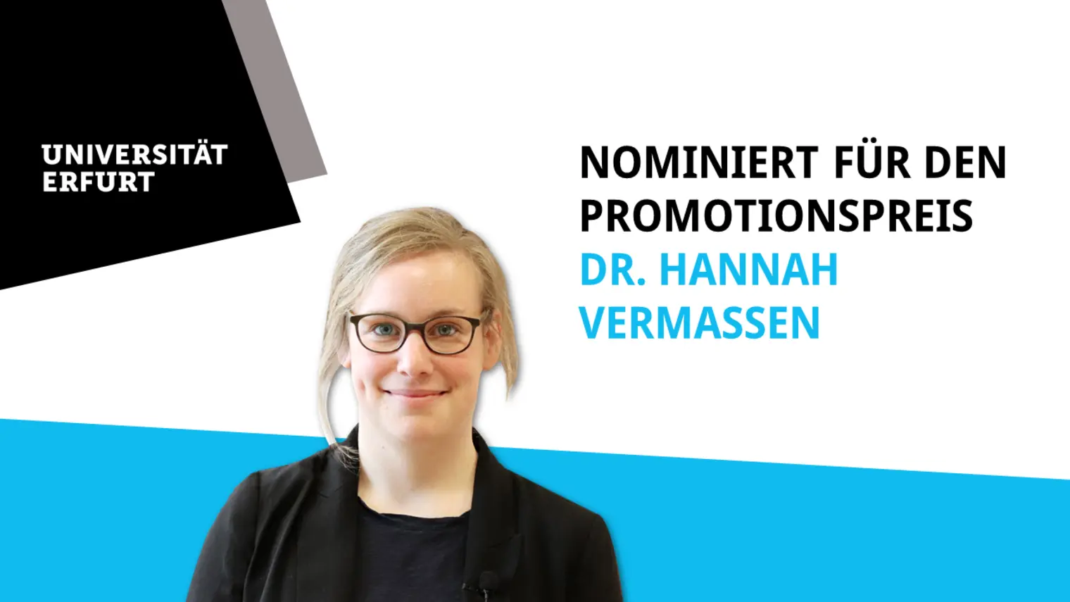 Vorschaubild Promotionspreis Dr. Hannah Vermaßen