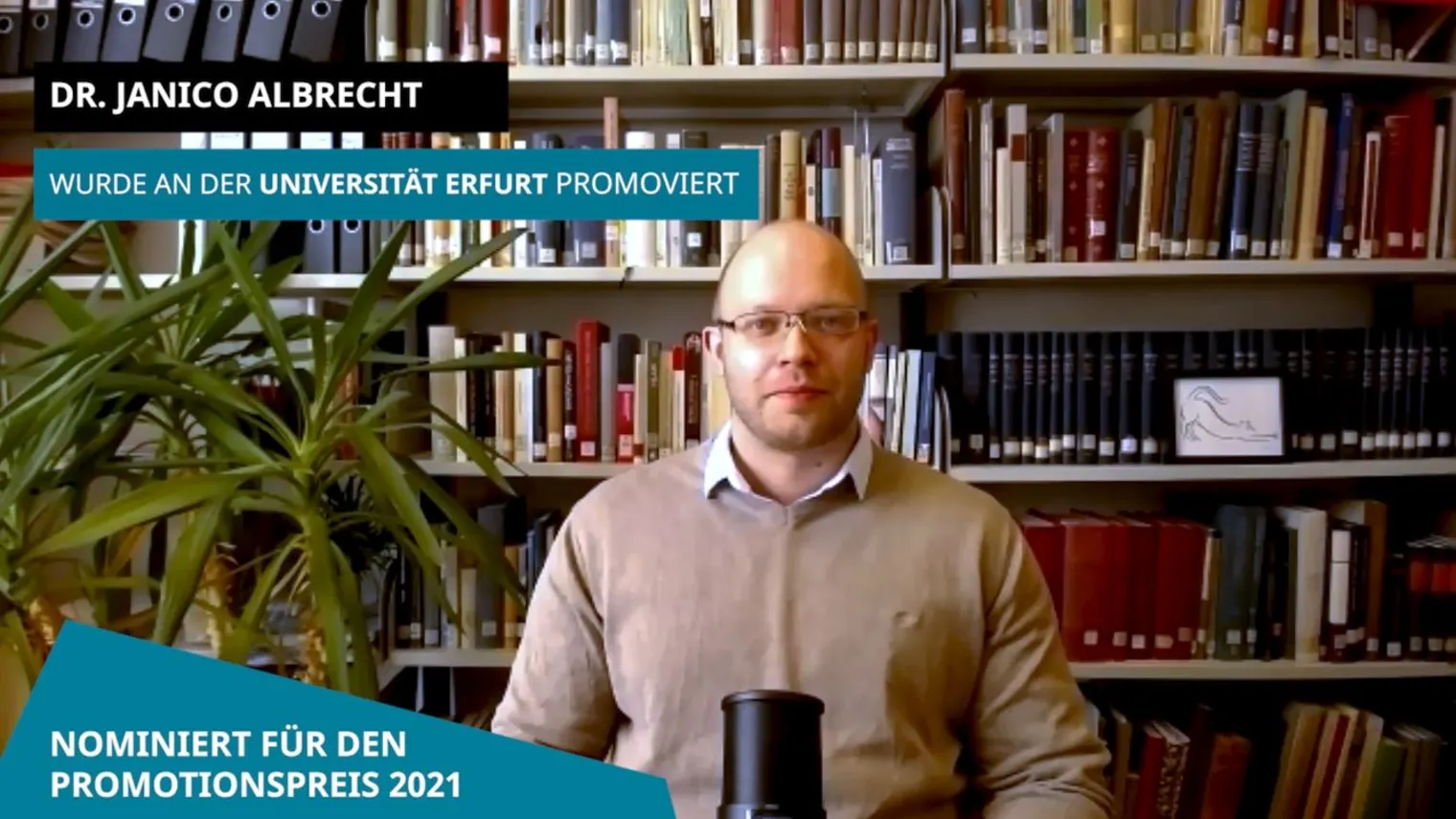 Nominierung Promotionspreis Janico Albrecht