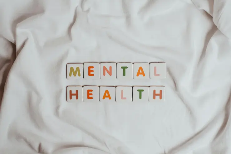 letters "mental health"