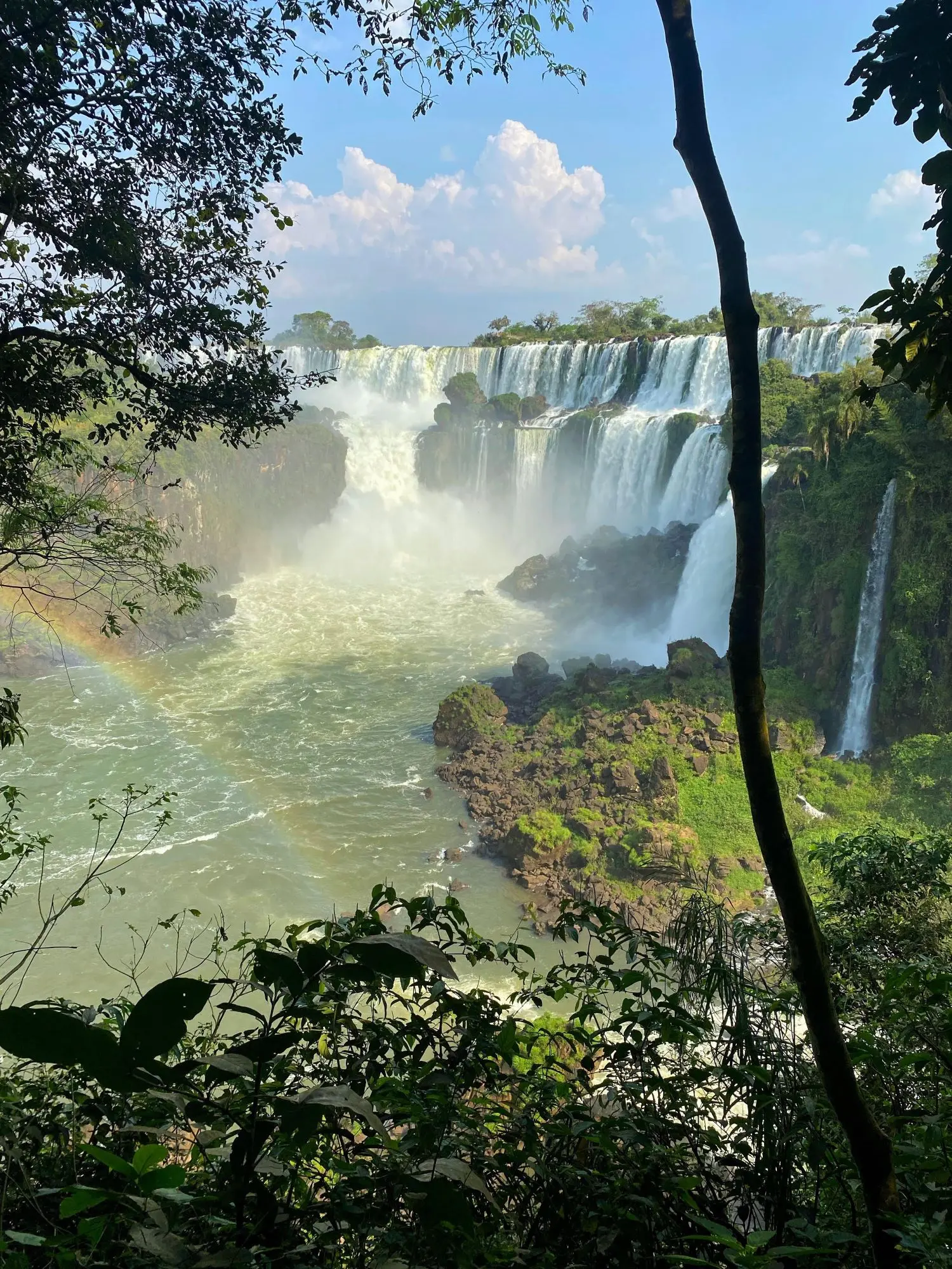 Sinfonía de colores. Iguazu-Wasserfälle, Argentinien