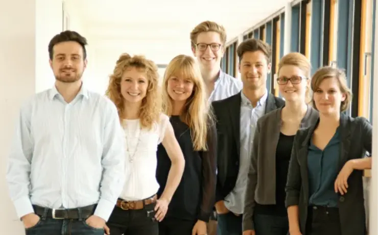 Gruppenmitglieder (v.i.n.r.): Patrick Williams, Helena Ott, Gina Cimiotti, Benedikt Gutheil, Goran Kügler, Kerstin Staufenbiel, Lydia Weber