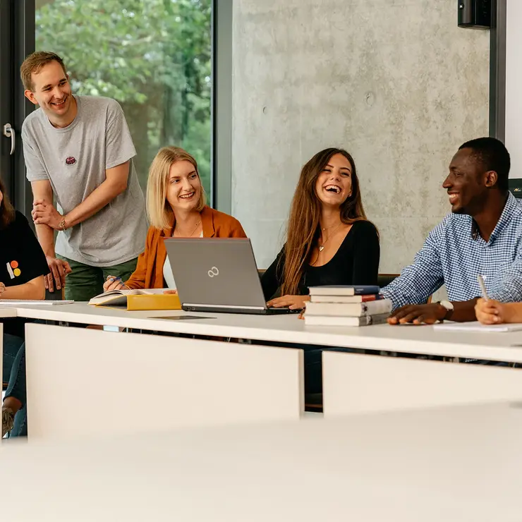 Students in the seminar room