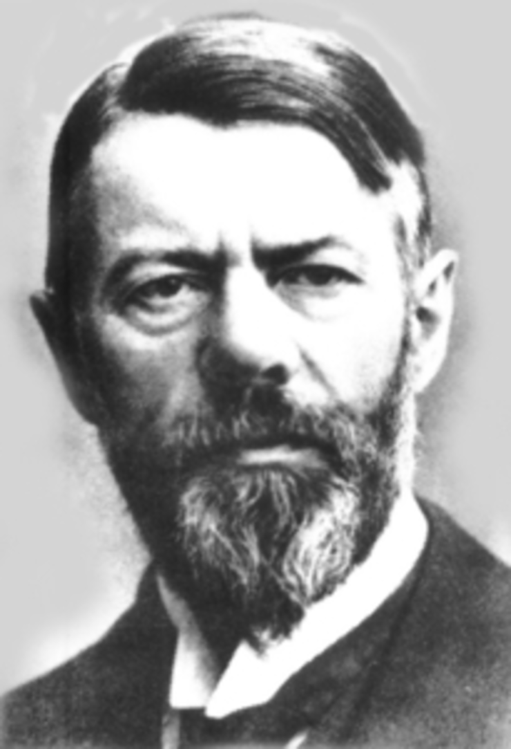 [Translate to English:] Max Weber