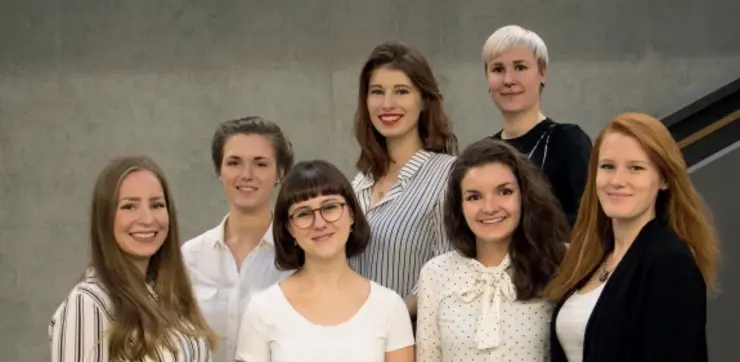 Gruppenmitglieder (v.l.n.r.): Antonia Fischer, Vanessa Stork, Natalie Wendt,  Sarah Herbst, Valerie Stopp, Danielle Weisheit, Romina Münchow