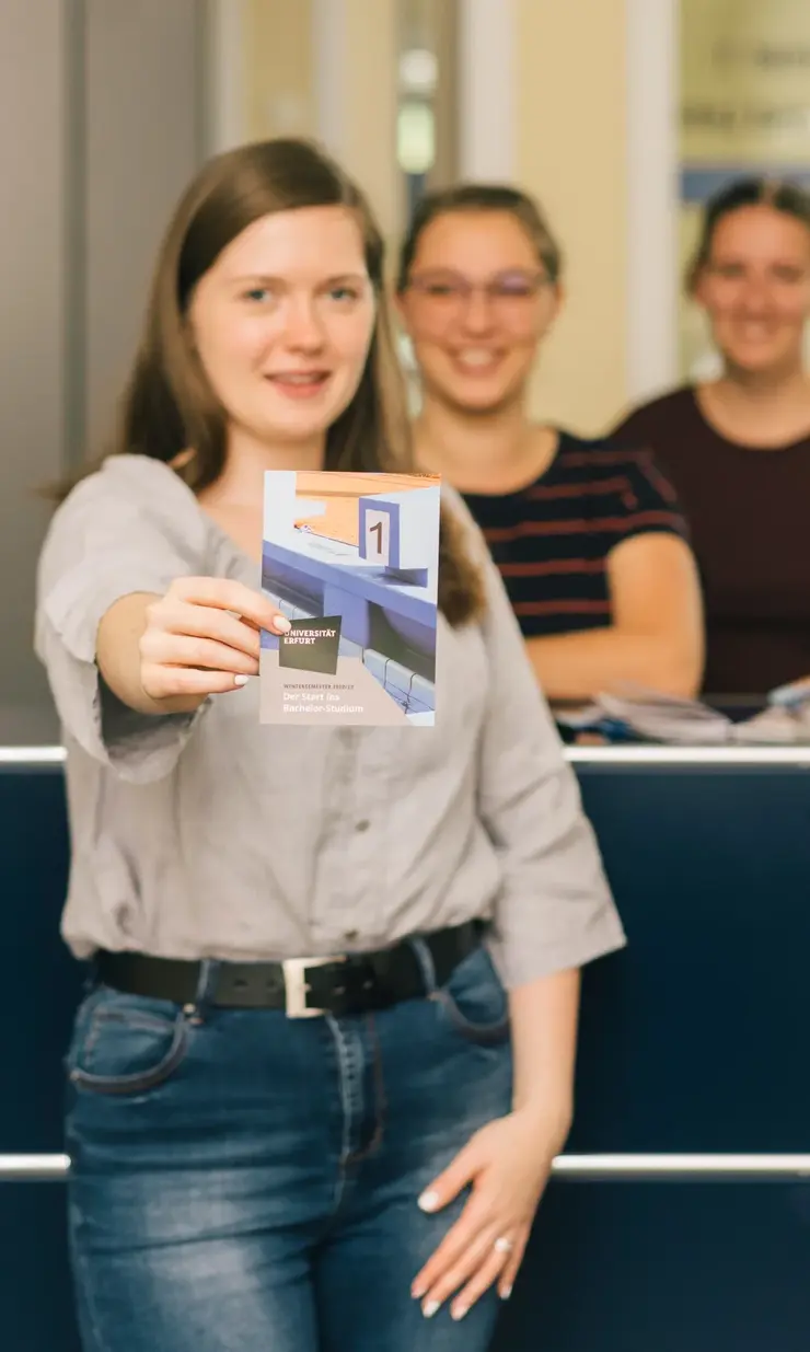 Studienberatung Studentin Uni Erfurt