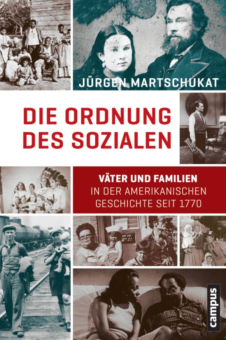 Das Bild zeigt ein Buchcover mit verschiedenen Motiven zum Forschungsthema