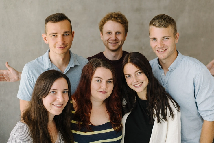 Gruppe von Studierenden