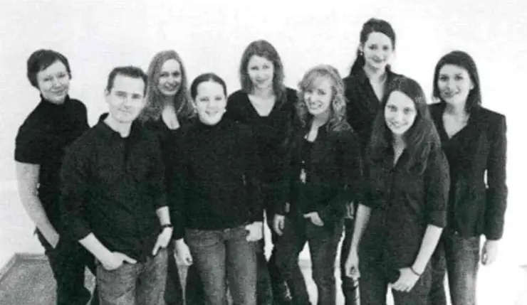 Mitglieder: Anne Hammer, Ruben Eisleb, Johanna Jann, Lisa Schwörer, Stefanie Wahl, Stefanie Schmitt, Ulrike Riedel, Katharina Lüdke, Linda Dietsche (v.l.n.r.)