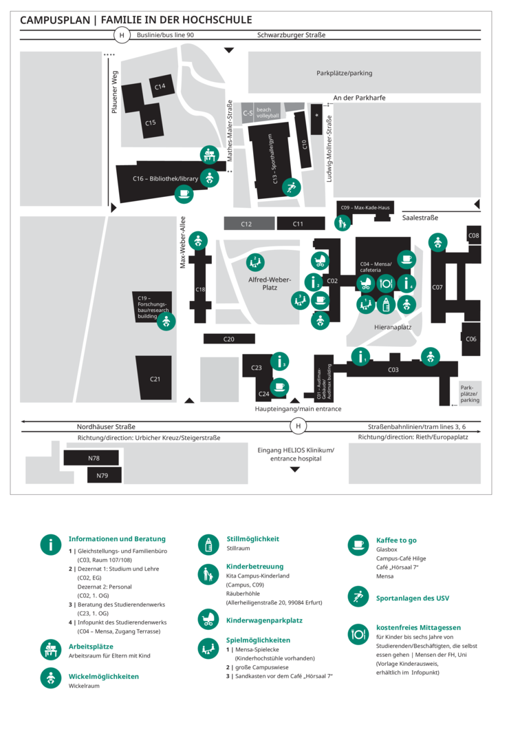 [Translate to English:] Familienfreundlicher Campusplan 