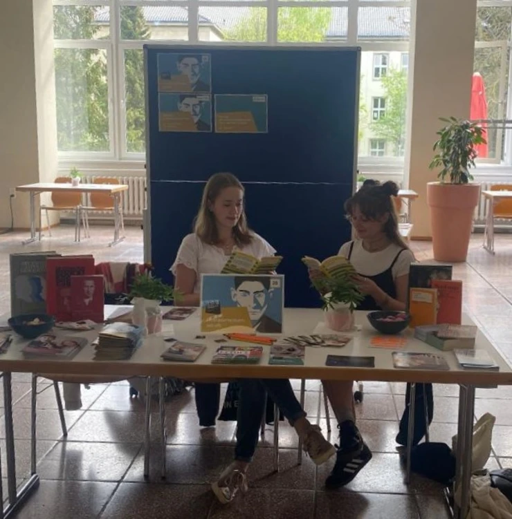 Stand am Hochschulinformationstag