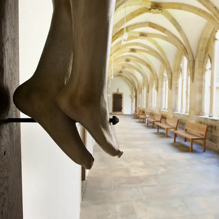 Blick in den Kreuzgang in der Domstraße 10, Katholisch-Theologische Fakultät der Universität Erfurt