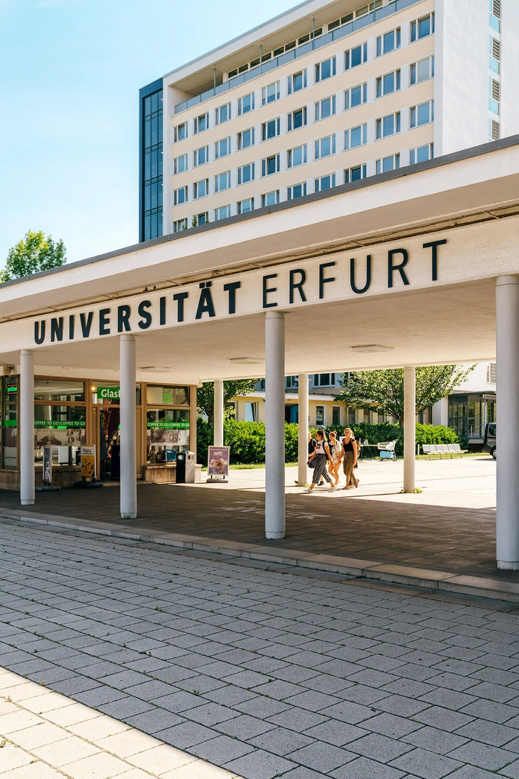 Haupteingang der Universität Erfurt