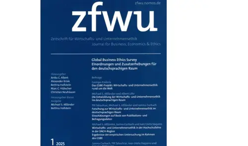 Cover "Global Business Ethics" Cover "Global Business Ethics"