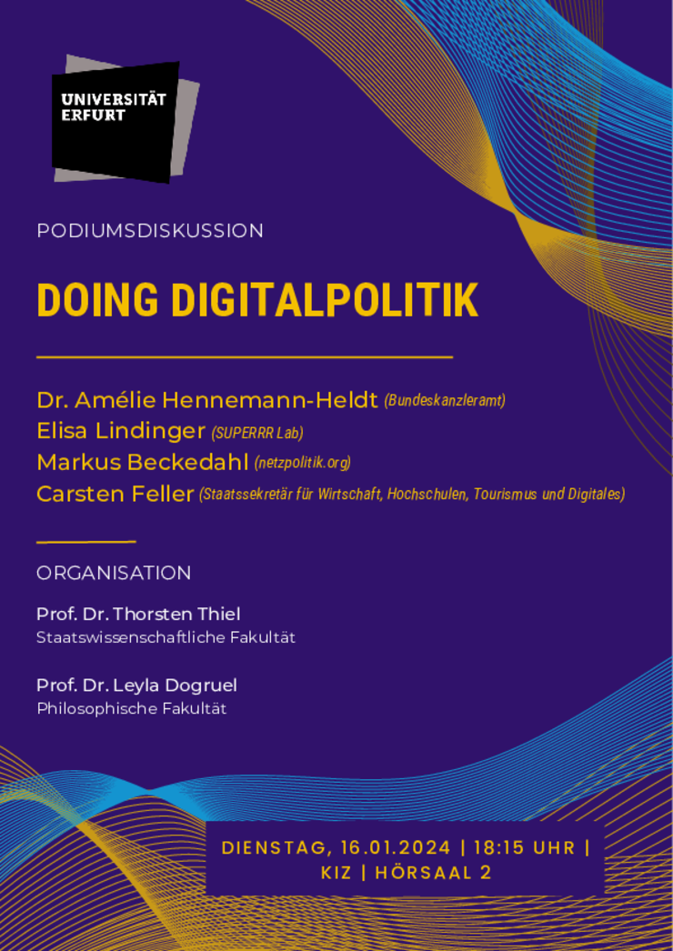 Poster "Doing Digitalpolitik"