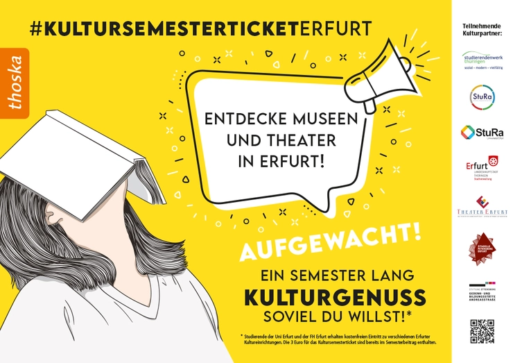 Kultursemesterticket an der Uni Erfurt