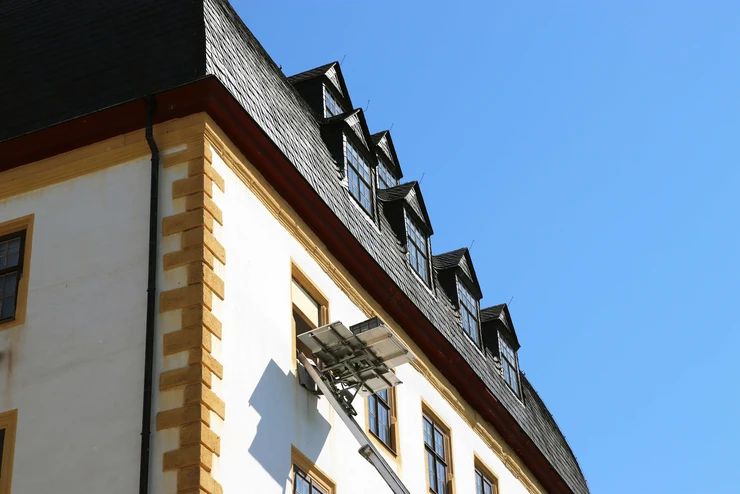 Außenaufzug am Ostturm