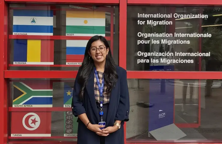 Micaela at IOM in Geneva