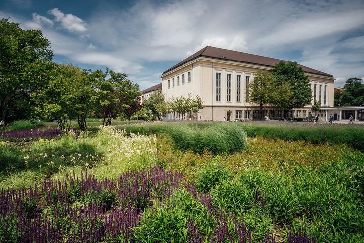 Audimax building of the University of Erfurt