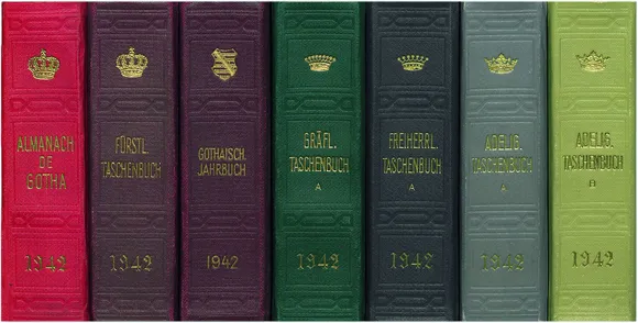 Spine of the Gotha Court Calendar