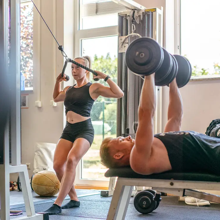 Fitnessraum für Sport-Studierende der Uni Erfurt