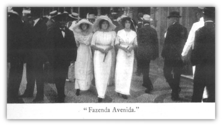 Alltägliche Szene auf der Avenida Central in Rio de Janeiro. Foto von Gray Bell