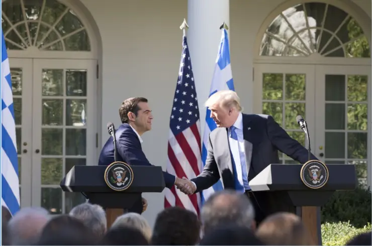 Alexis Tsipras und Donald Trump