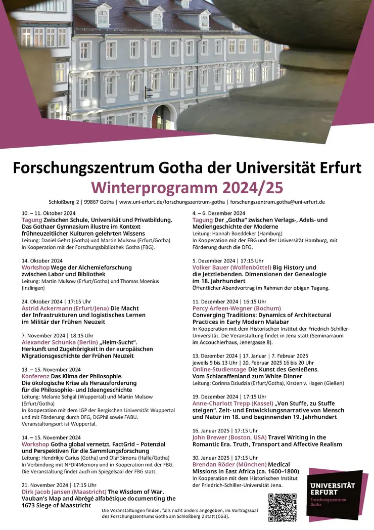 Veranstaltungsprogramm 2024/2025