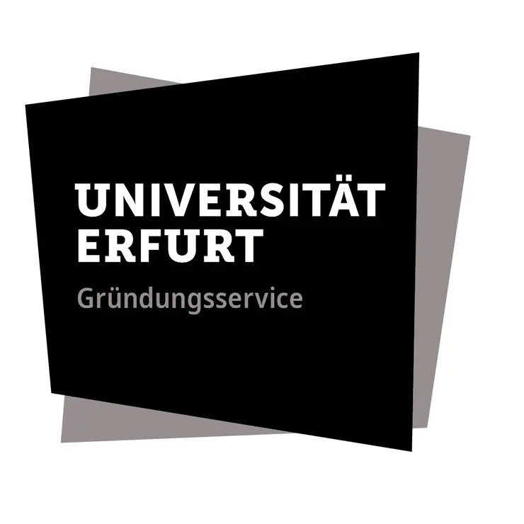 Logo des Gründungsservices der Universität Erfurt