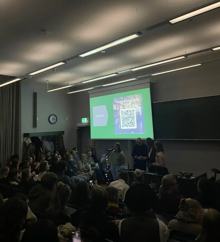 Foto vom Poetry Slam im Hörsaal