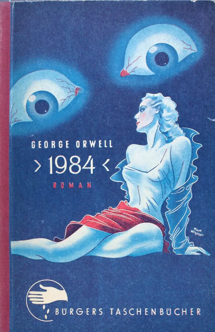 George Orwell: 1984 (1. dt. Taschenbuchausgabe, 1952)