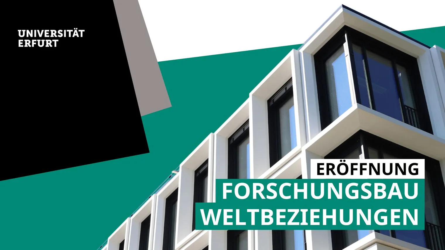 Eröffnung / Einweihung Forschungsbau Weltbeziehungen