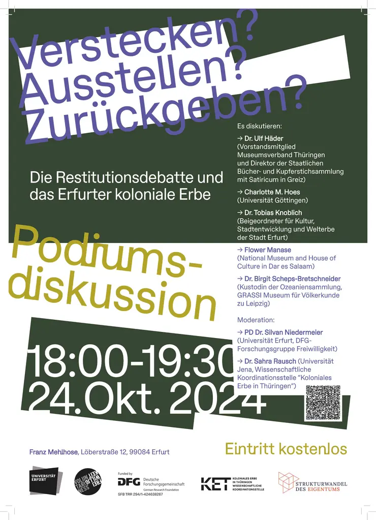 Poster Podiumsdiskussion Erfurt